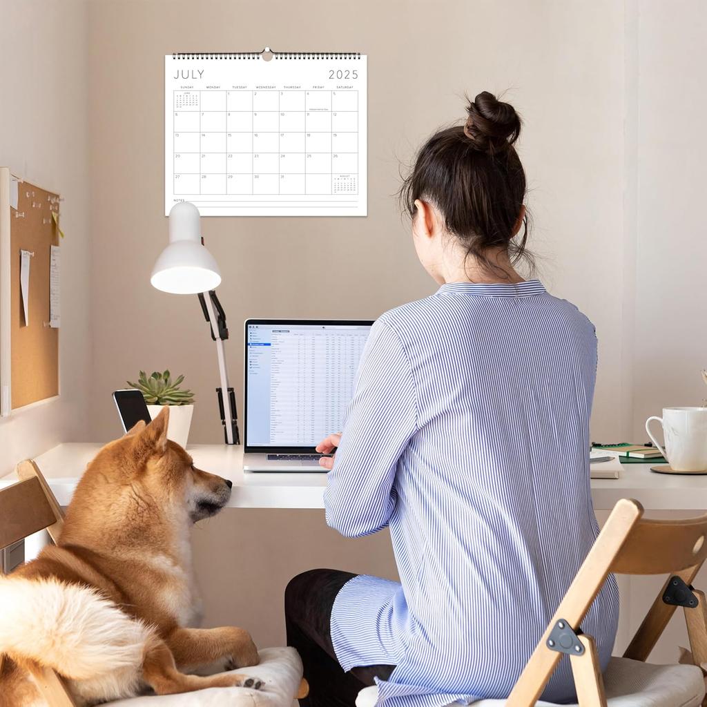 Beautiful 2026 Wall Calendar - Runs Until December 2026 - Large 14.5" X 11.5" Office Wall Calendar for Easy Organizing