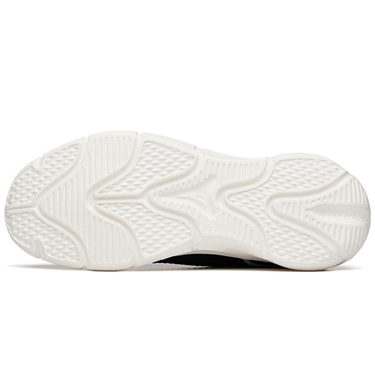 Anta Ling Curved Textile, Synthetic Leather Abrasion Resistant Low top Training Shoes Men's Black White Gray 112127703-5