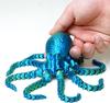 3D Printed Octopus Sea Animal Fidget Toys with Tentacles Stuff Things Flexible Reptiles Action Figures Cool Skeleton 15cm