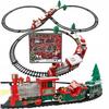 Christmas Train Electric Train Św. Interactive Santa Claus Decoration