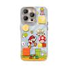 Mario Doll Bracelet for Apple 16 Feather Yarn Mobile Phone Case Xiaomi 14Pro Feather Yarn 15 Cute Cartoon 13