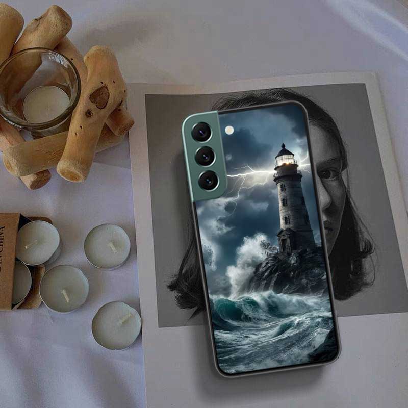 Lighthouse Phone Case For Samsung Galaxy S22 S25 Ultra S21 S10 Plus S26 Edge S20 S23 S24 FE Cover Silicone Soft TPU Clear Sh