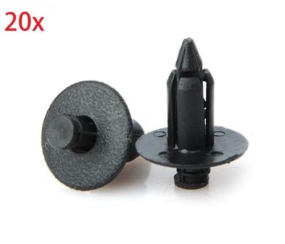 10/20/50Pcs 8mm Hole Bike Fasteners Plastic Rivet Fairing Trim Clips for Honda Yamaha Suzuki Automobiles Parts Car Interior