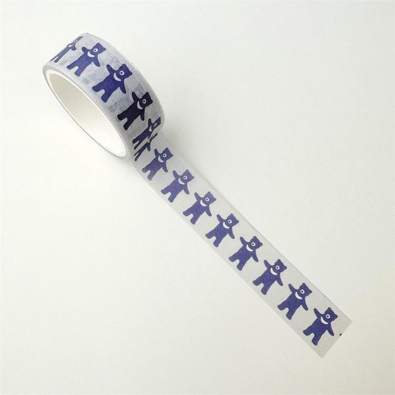 5m Cartoon Animal Plants Pattern Washi Tape Decorative Sticker Stationery Planner Tape Sticker DIY Scrapbooking Journal Decor