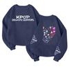 Children's Fashionable Lightweight Long-sleeved Round Neck Pullover With Pockets Printed Pullover