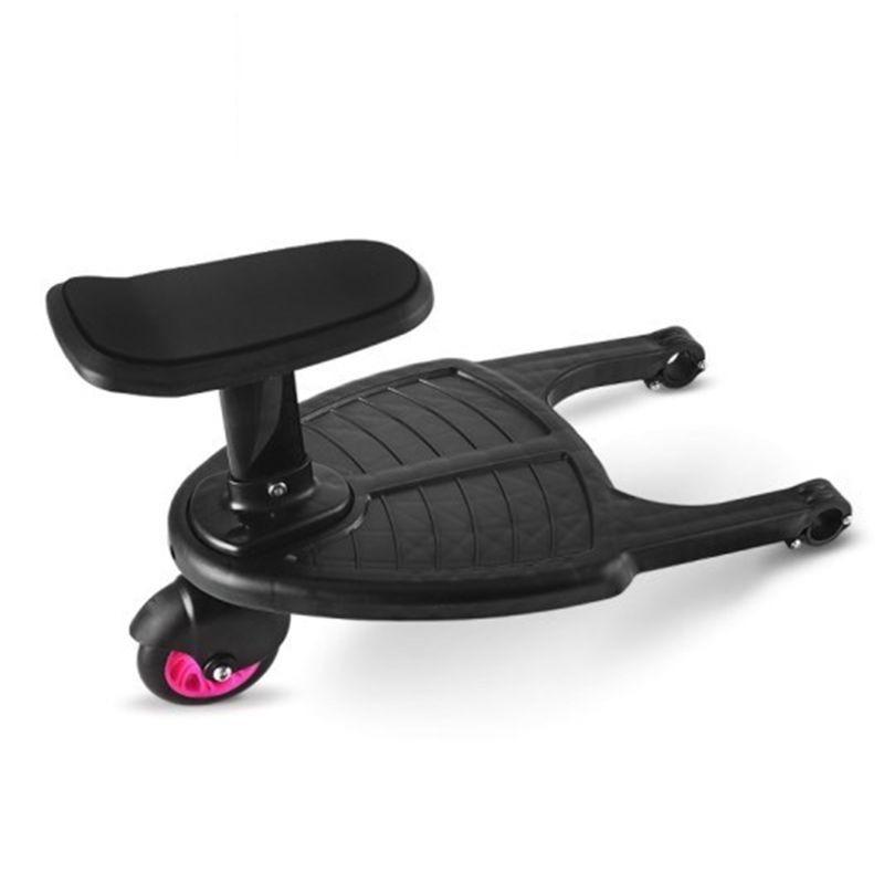 Universal Strollers Step Board Adapter Seat Second Child Jogger Twins Scooter Baby Pram Hitchhiker Bumper