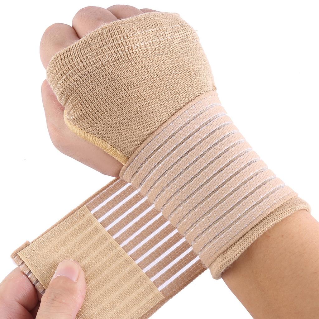 1 Pair Elastic Wrist Support Carpal Tunnel Wrist Support Adjustable Compression Strap Wrist Support Suitable For Carpal Tunnel Tendonitis Wrist