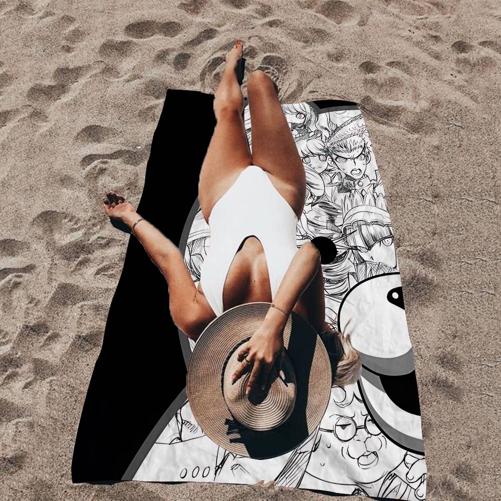 Classic Anime D-Danganronpa Microfiber Beach Towel Absorbent Quick dry Soft Yoga Swimming Resort Mountain Climbing Towel
