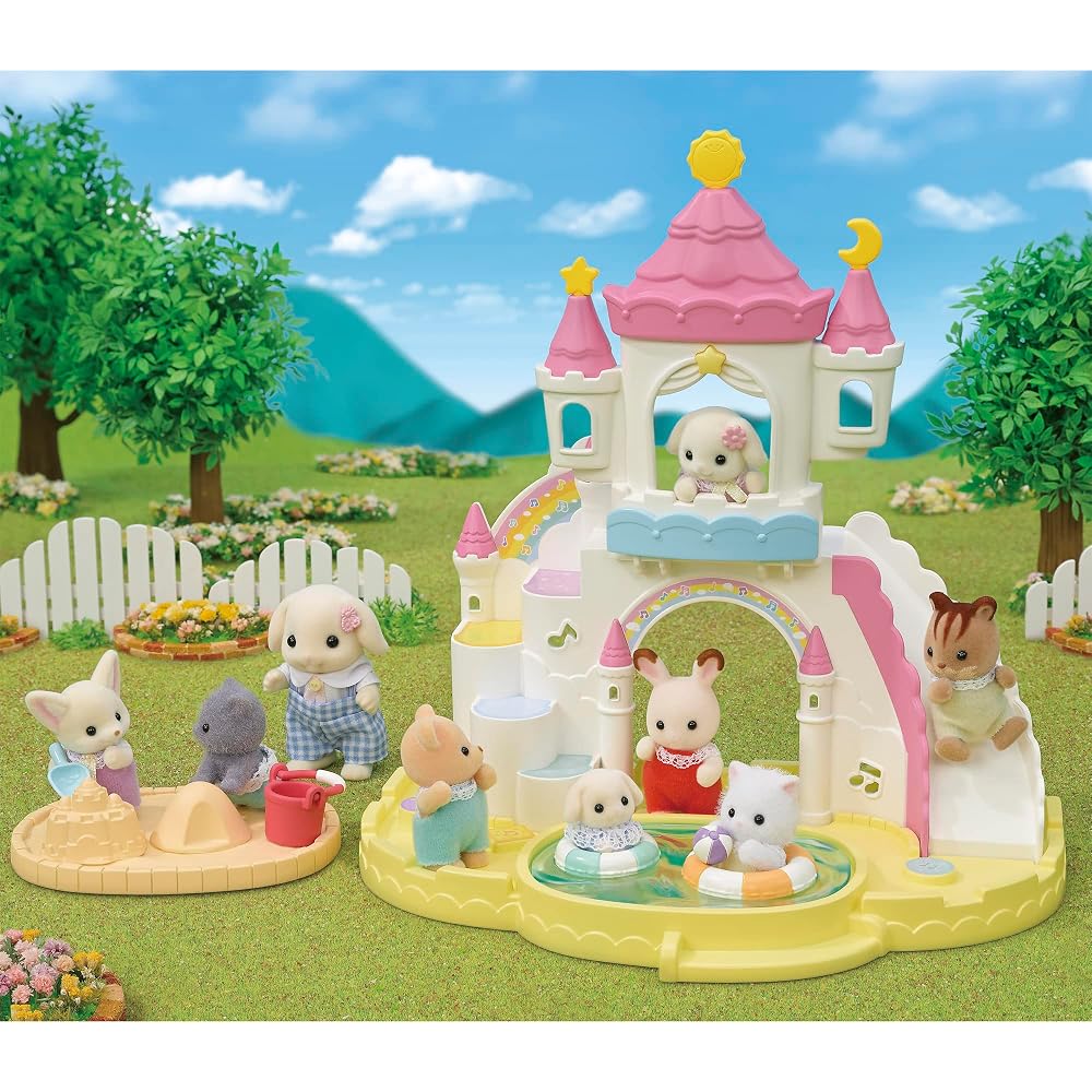 Epoch (EPOCH) Sylvanian Families Hoikuen Playground Equipment [Castle Pool Set] S-72 ST Mark Cert...