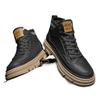 Martin boots autumn and winter new winter velvet cotton shoes casual leather shoes high-top trendy shoes