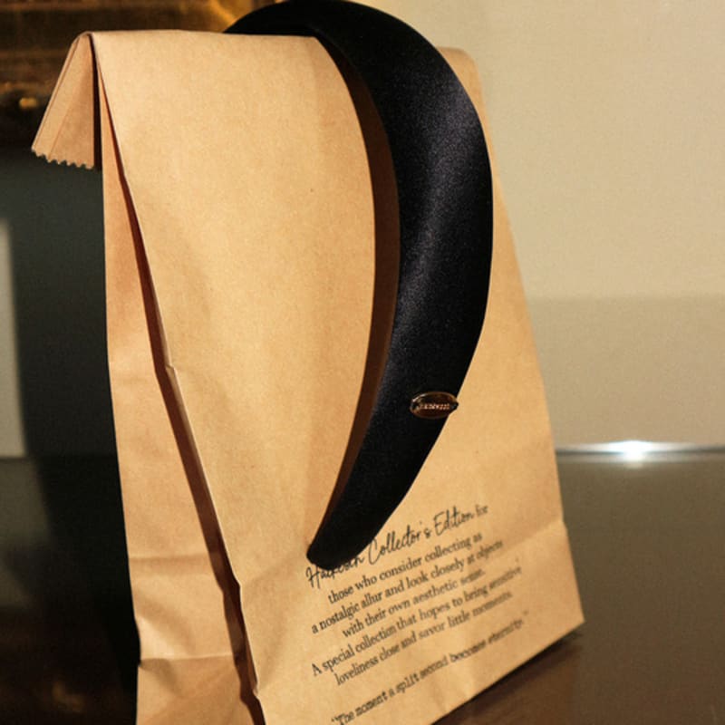 Hackesch Silk Headband_Black