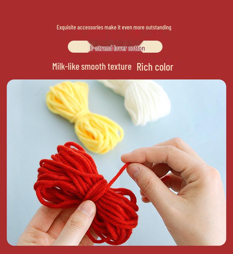 DIY Punch Needle Embroidery Kit: Russian Yarn Decorative Painting