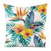 Nordic tropical style flowers Digital printing short plush pillow covers for car sofa office cushion cover home goods