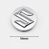 4 Pezzi 56mm+60mm 54mm Coprimozzi Centrali per Ruote Auto Emblema Badge Logo S Copriruota per Suzuki Swift Jimny Vitara Baleno SX4 Accessori