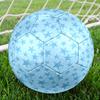 Star Pattern Indoor Size 5 Soccer Ball Colorful Machine Stitched PVC Competition Ready Durable High-Bounce