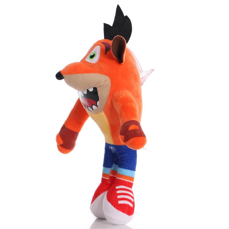 26cm Crash Bandicoot Plush Stuffed Toys Crazy Trilogy Series Anime Figure Dolls Kawaii Children's Birthday Christmas Gifts Decor