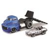 Maisto 1/64 Maßstab Muscle Machines Muscle Transporter Diecast Modellauto (1950 Ford COE Pritschenwagen/1964 Shelby Cobra - Silber/Blau 11548)