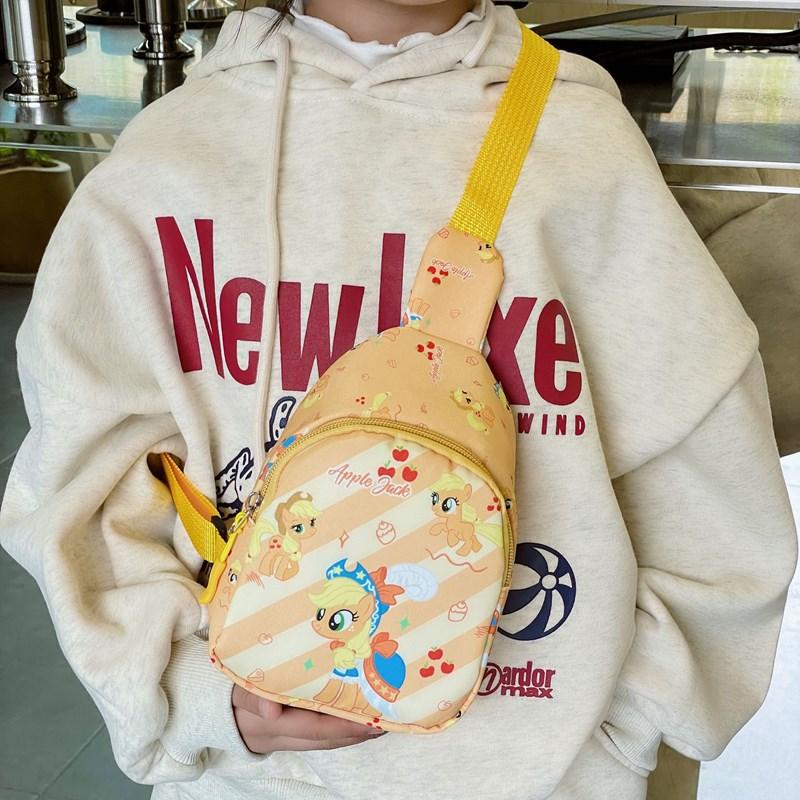 Little Pony My Anime Character Printed Crossbody Bag Cartoon Child Shoulder Bag