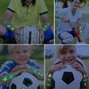 New luminous football tattoo stickers for World Cup events, fan club activities, temporary face stickers