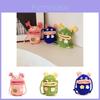Adorable And Colorful Cartoon Style Crochet Yarn Children's Bucket Bag For Kids