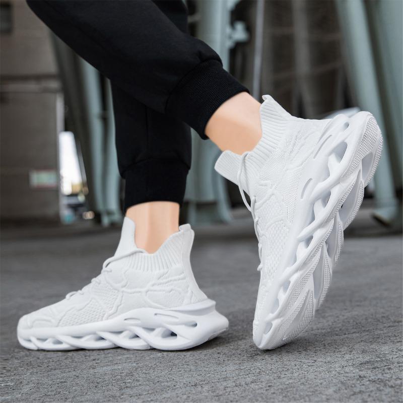 Fashion Men Sneakers 2024 Platform Casual Shoes Lace-Up Breathable Light Male Running Walking Sport Shoe Tenis Gym Athletic Jogging