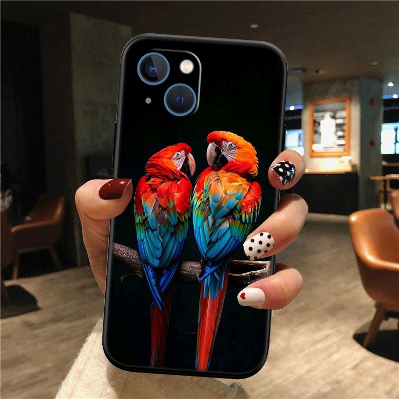 Parrot bird Shell Phone Case for Samsung Galaxy Note 10 20 S23 S24 S25 Ultra FE Plus Edge Lite A02S A35 A07 A17