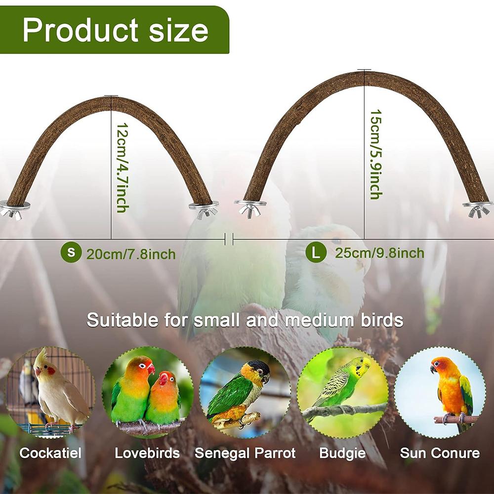 

Попугай Птица Натуральное Дерево Подставка Качели U-образная Станция Палочка Среда Обитания Принадлежности Палочка для Заточки Когтей Палочка для Заточки Зубов Товары для Питомцев Small