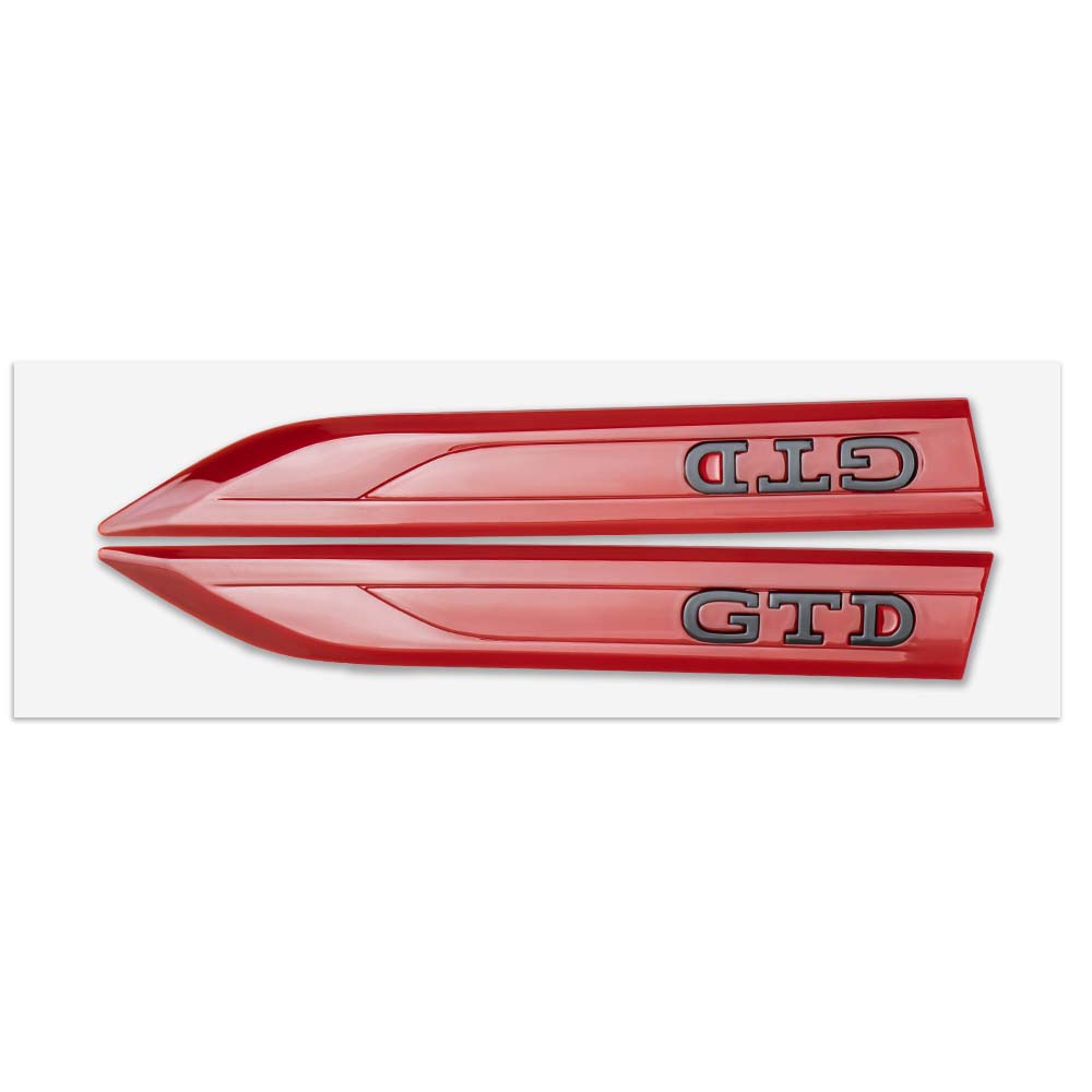 2PCS NEW  ABS Car Fender Side Badge Emblem Sticker Decal For Polo GOLF Sagitar Jetta Bora Lavida Tiguan Passat Santana
