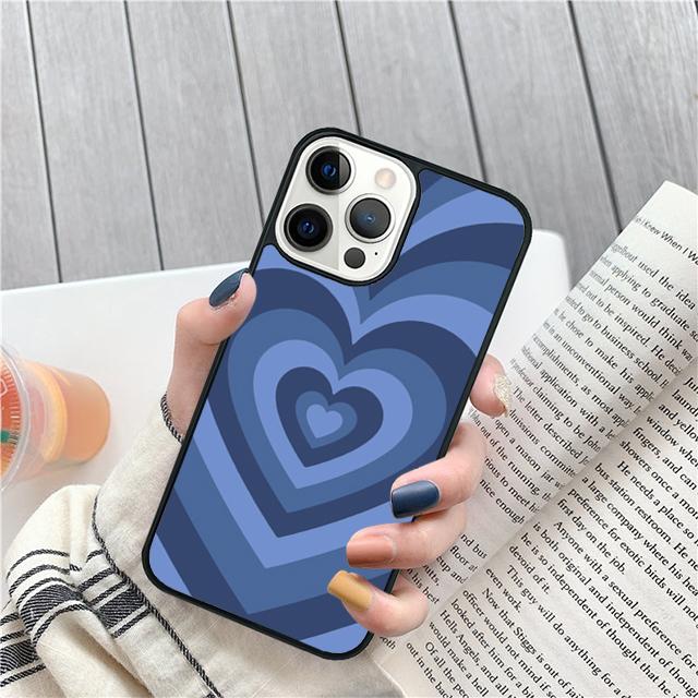 Hearts circles coque Coque Shell For iPhone 17 Air 15 16 14 13 12 Pro Max 11 Pro Max Plus Phone Case Cover