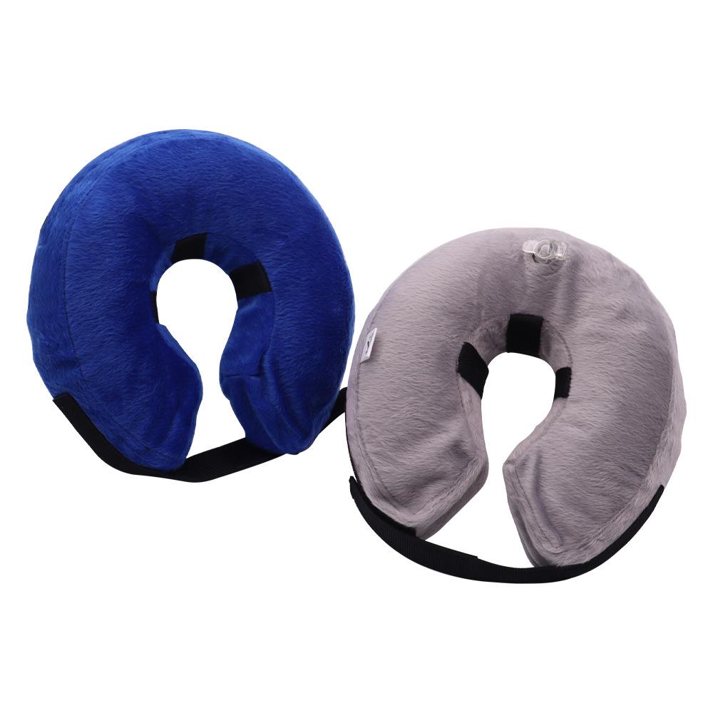 Inflatable Pet Cone Collar - Anti-Lick Elizabethan Neck Brace for Cats & Dogs