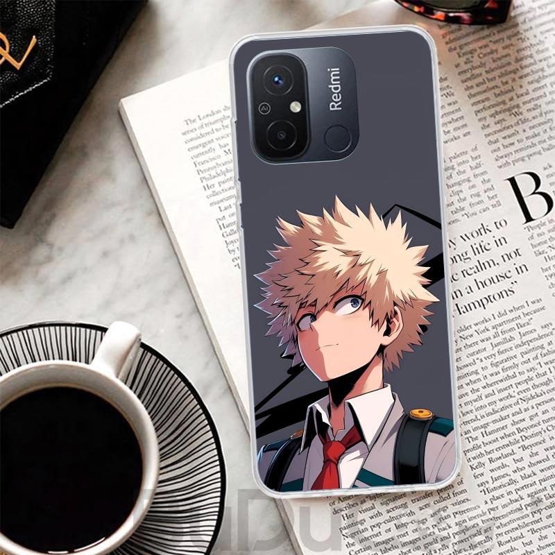 Bakugou Katsuki MHA My Hero Cover For Xiaomi Redmi 14C 13 13C 12 12C 10 10C 9 9C 9T 9A Phone Case 10A 8A 8 7A 7 6A 6 Pro K70 K60