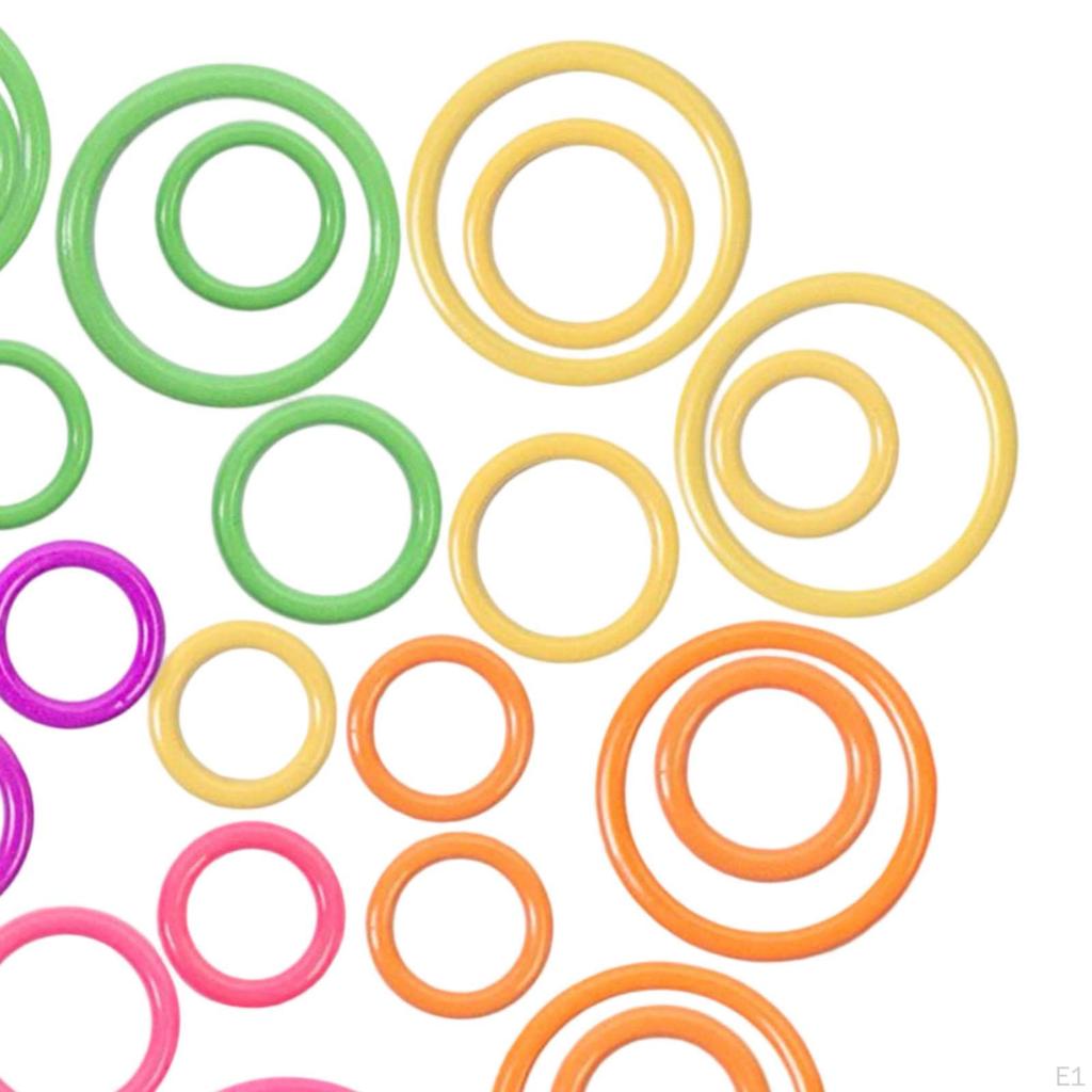 Multicolor Knitting Stitch Markers Sewing Tool Lightweight Removable DIY Making Tools for