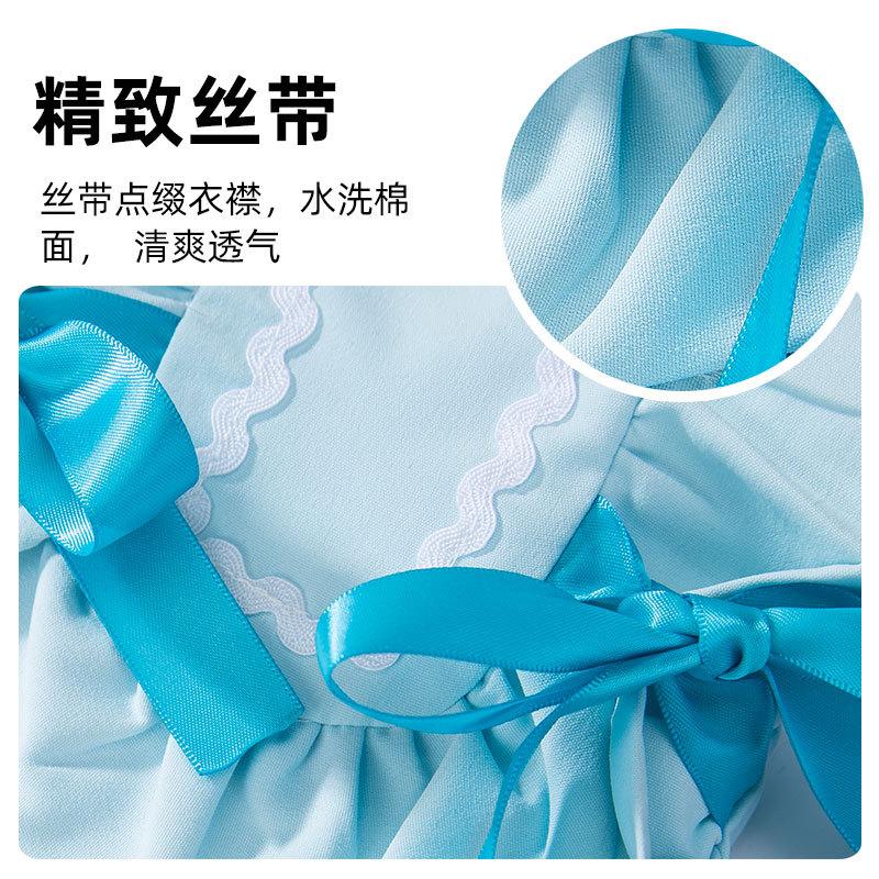 Ins Wind Dog Clothes Summer Ribbon Bow Than Bear Vest Cat Breathable Thin Pet Bipedal Clothing