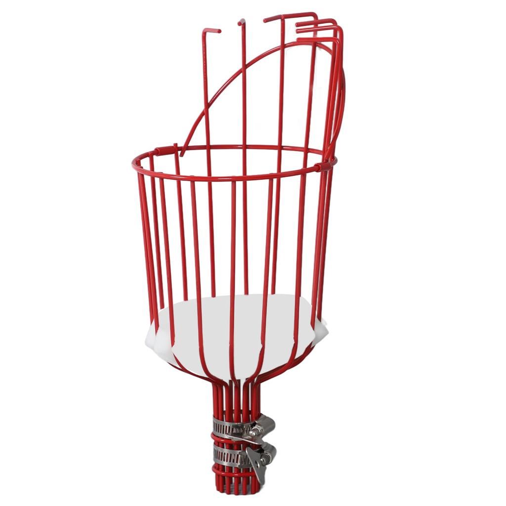 Fruit Pick  Basket Detachable Prevent Rust Multifunctional Fruit Pick  Tool Fruit    Attachment for 3cm Diamet  Pipe