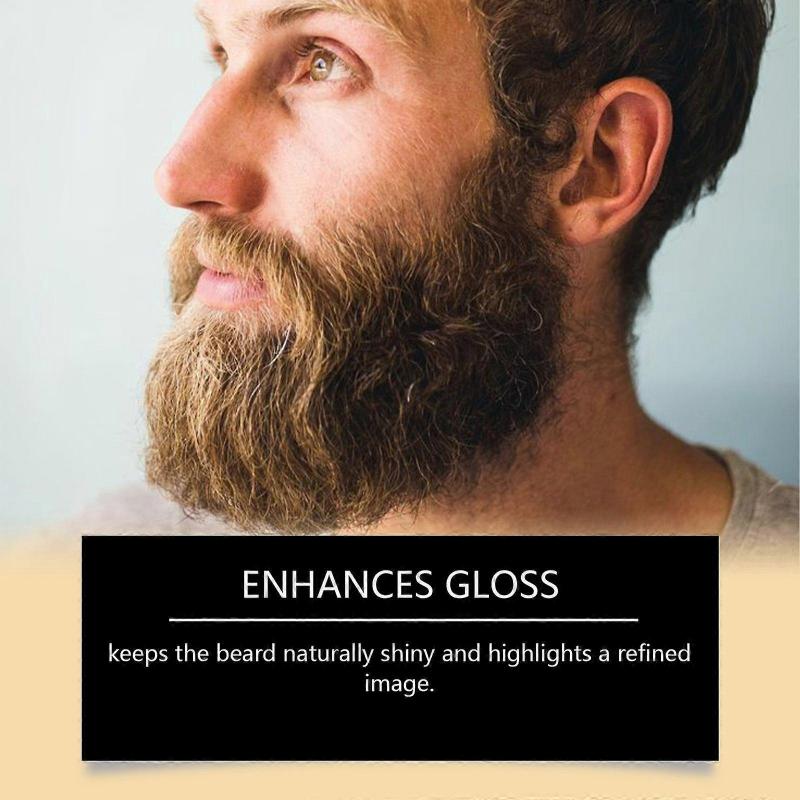 Men's Aftershave Shampoo, Moisturizing, Soft and Nourishing, Cleansing, Oil-controlled, Refreshing Beard Care