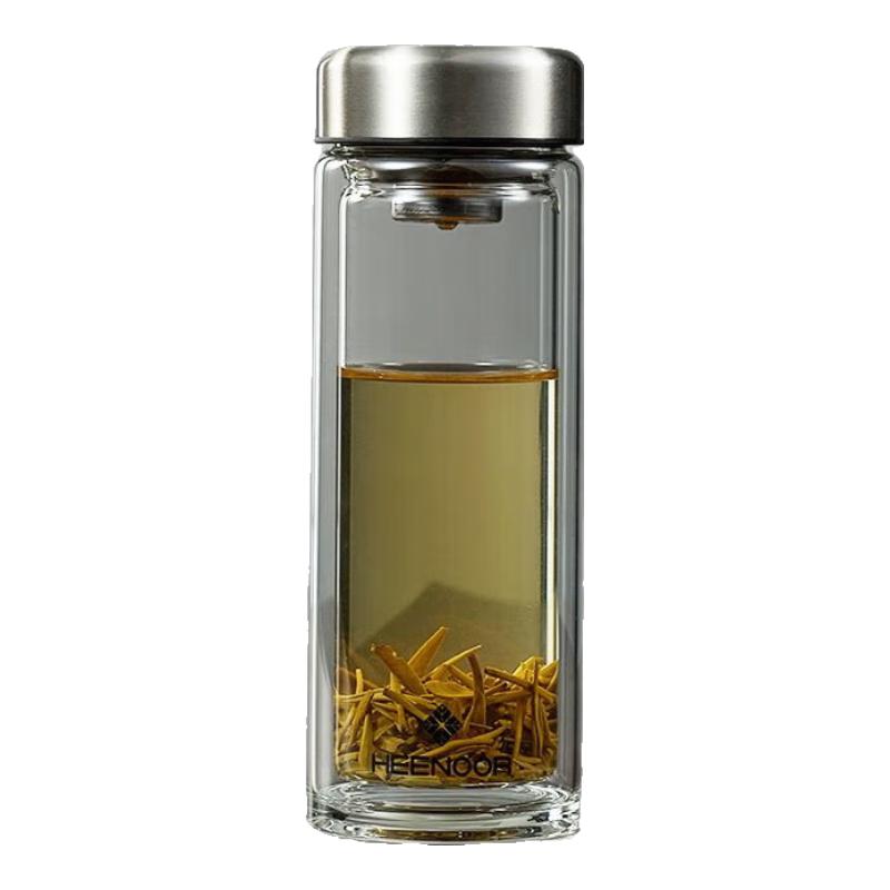 Xeno Double-Wall Borosilicate Glass Portable Bottle