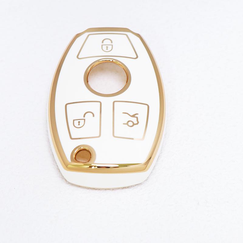 

TPU Shell Car Key Case Cover For Mercedes Benz W210 W211 W242 W212 W246 W203 W204 W205 AMG A B C E S CLS CLK CLA SLK GLC GLA GLK