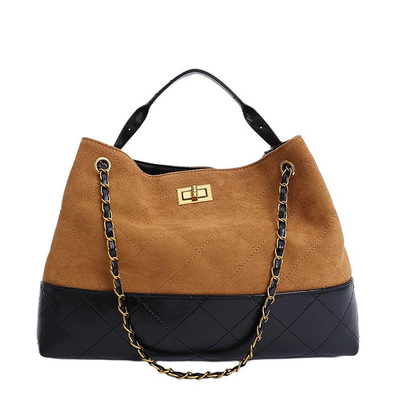 2025 Large-capacity Portable New Product Bag Women's Autumn and Winter Chain Large Bag Tote Bag Commuter Versatile Underarm Bag