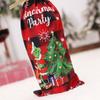 Christmas Scene Decoration Prop Green Monster Grinch Bottle Cover Cartoon Table Wine Bottle Decor
