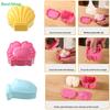 3-Pack Cute Animal Sushi Rice Molds - Crab, Shell & Fish Shape Bento Press Molds for Kids' Lunch