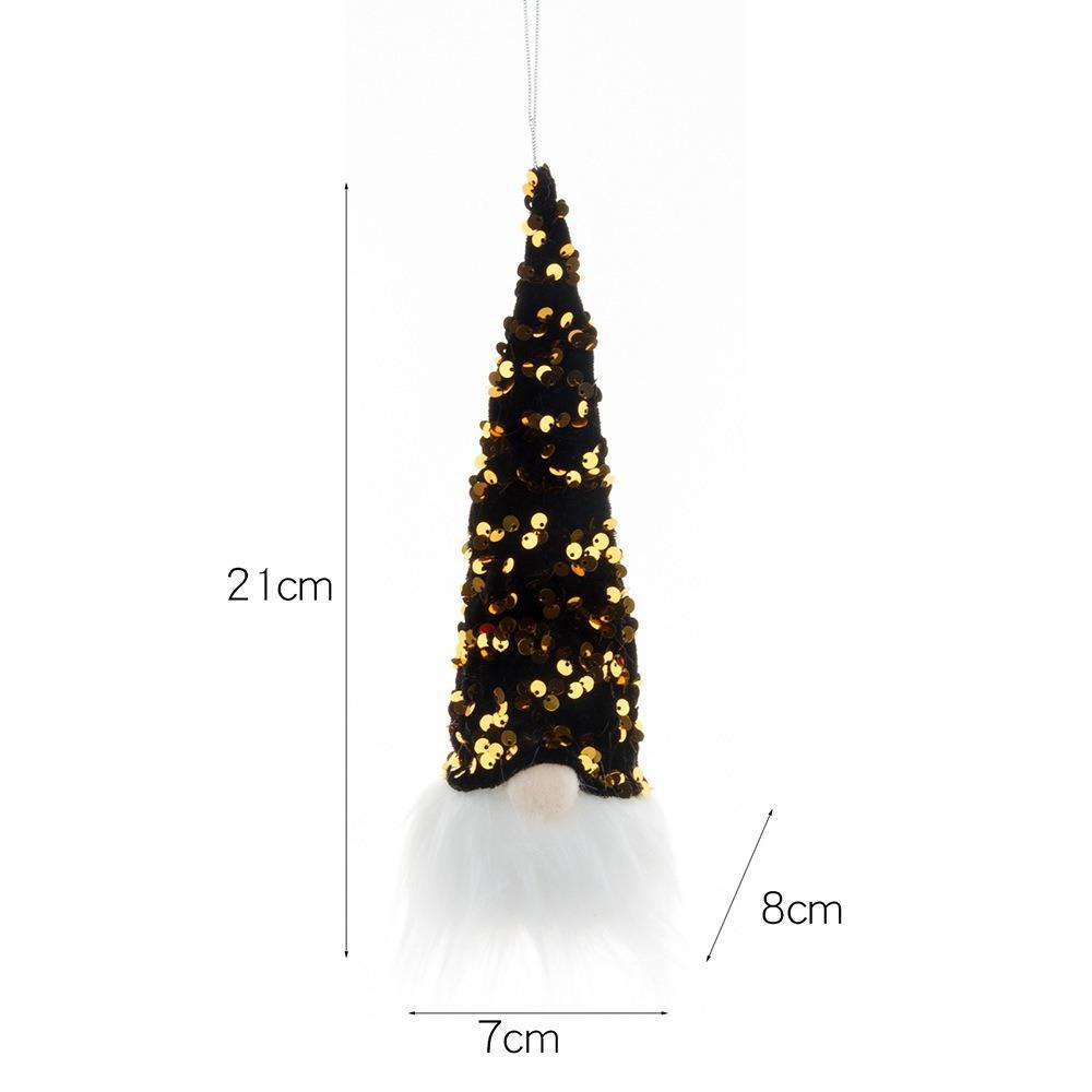 Gnome Light Decor Manual Measurement Christmas Pendant Sequin Gnome Ornament  Christmas Light Decoration For Christmas