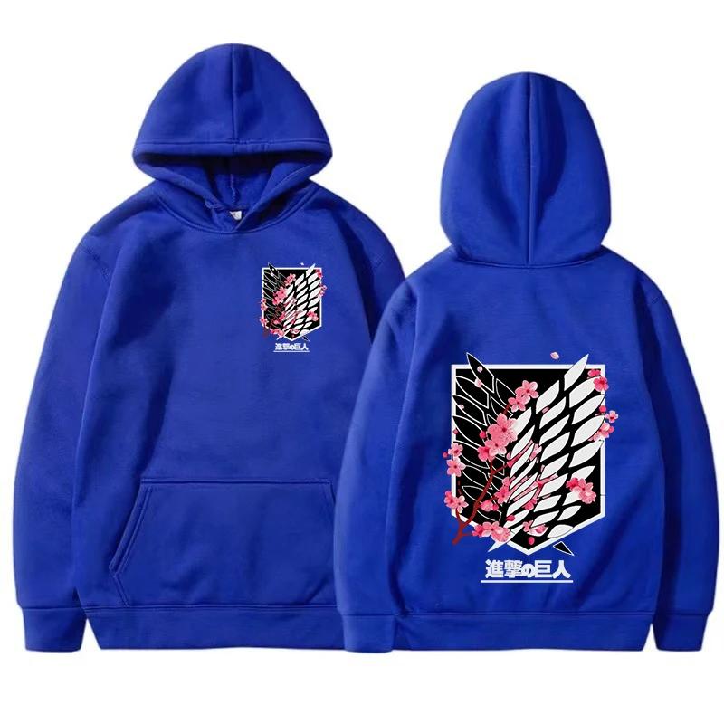 2024 Spring Autumn New Hoody Anime Hoodie Men's Fashion Warm Sweatshirt Graphical Printed Hoodies Casual Streetwear