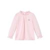 Classic Teddy Girls' Ruffled Collar Long-Sleeve T-Shirt