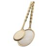 Heat Resistant Oil Separator Spoon Stainless Steel Fried Food Strainer Food Clip  Snack
