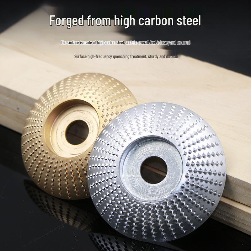 84mm Curved Woodworking Sanding Disc for Angle Grinders - Sharpening, Polishing Wheel, and Tea Tray Shaping.