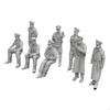 8 Count Miniature People Figurines for Diorama And Hobby Projects