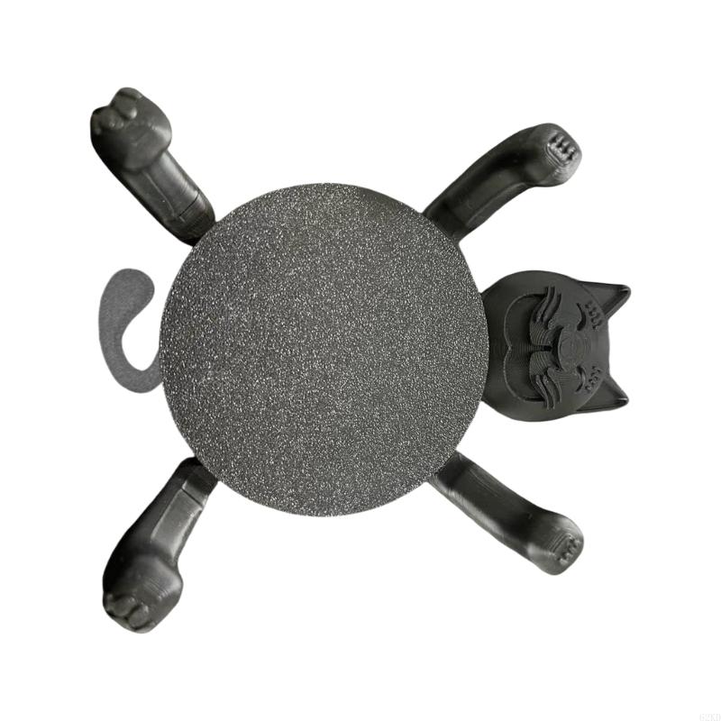 62KD Creative Cats Coasters Drink Holder Elegant Coffee Table Decors Nonslip Cup Mat Housewarmings Gift For Pet Lover