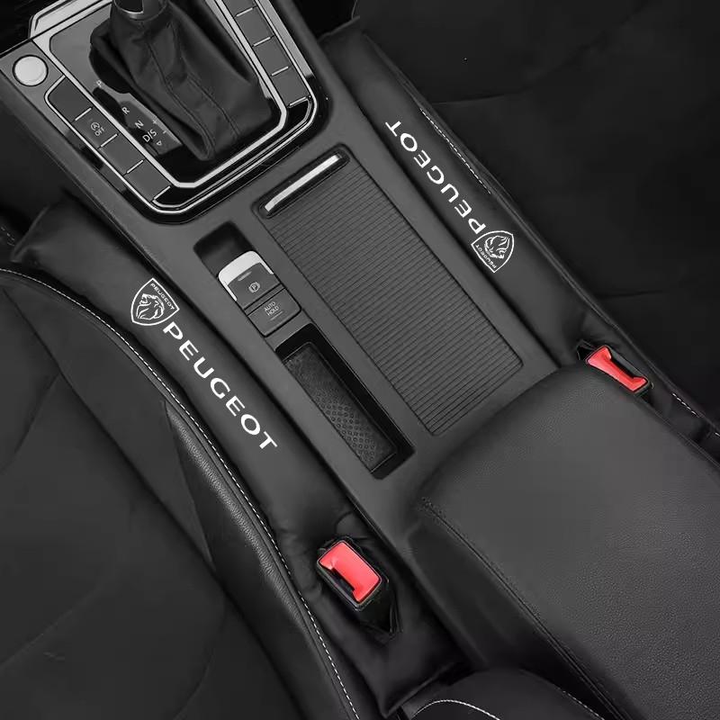 Car Sticker/ Car Seat Gap Filler Strip Soft Pads Leather Car Styling Spacer For Peugeot 408 4008 308 3008 5008 508 2008 208 301 cx86