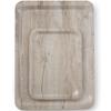 Taca do serwowania prostokątna antypoślizgowa 240x340 mm - jasne drewno