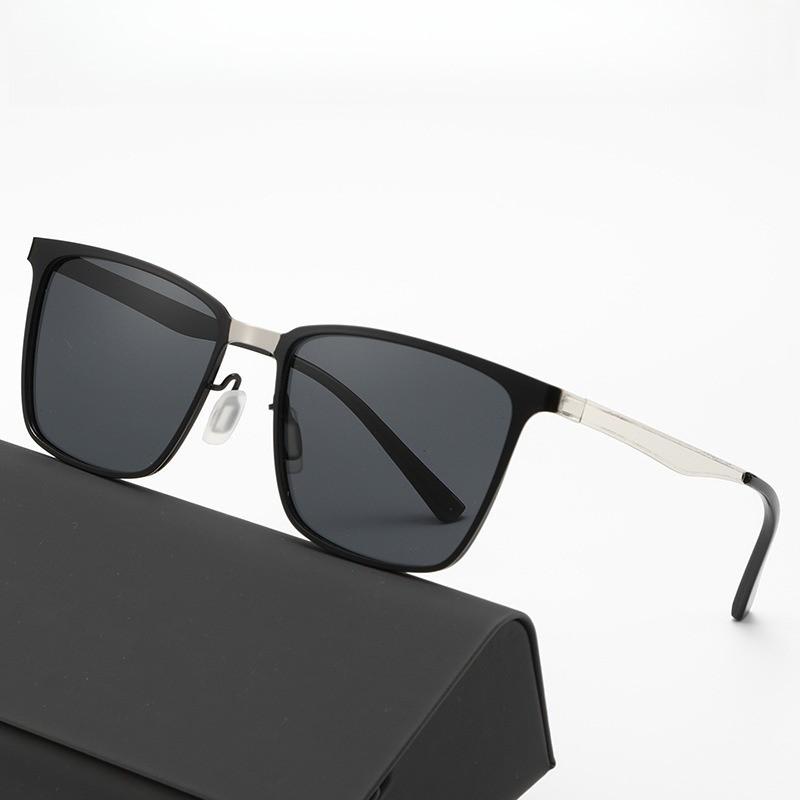 3PCS New Night Vision Polarized Sunglasses Men's Outdoor Cycling Driving Glasses Fashionable round Face Suitable Full Frame